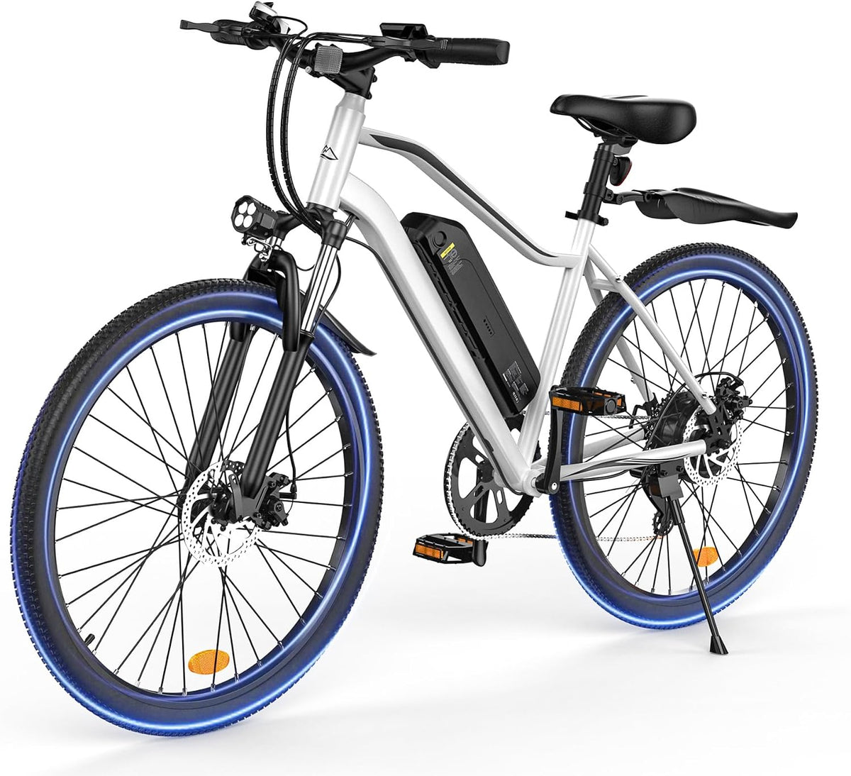 Finbike EB3S E Bike für Erwachsene, 250W Elektrofahrrad mit 36V 15Ah Akku & 100km Reichweite, 7-Gang Schaltung, abnehmbarer Akku, City & Trekking
