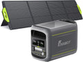 FOSSiBOT F1800 Tragbare Powerstation mit solarpanel 200w, 1800W AC Ausgängen Solargenerator, 100W Typ-C, 1024Wh LiFePO4, für Camping, Wohnmobil, RV