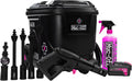 Muc-Off Mobile Akku Hochdruckreiniger Moto Starter Bundle, Tragbarer 20L Druckreiniger mit 4 Lanzen und Nano Tech Motorradreiniger