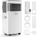 Mobile Klimaanlage 7000 BTU mit Abluftschlauch, 4-in-1 Mobiles Klimagerät, 24h-Timer, Für Räume bis 25 m², Leiser Betrieb, Fenster-Installationsset