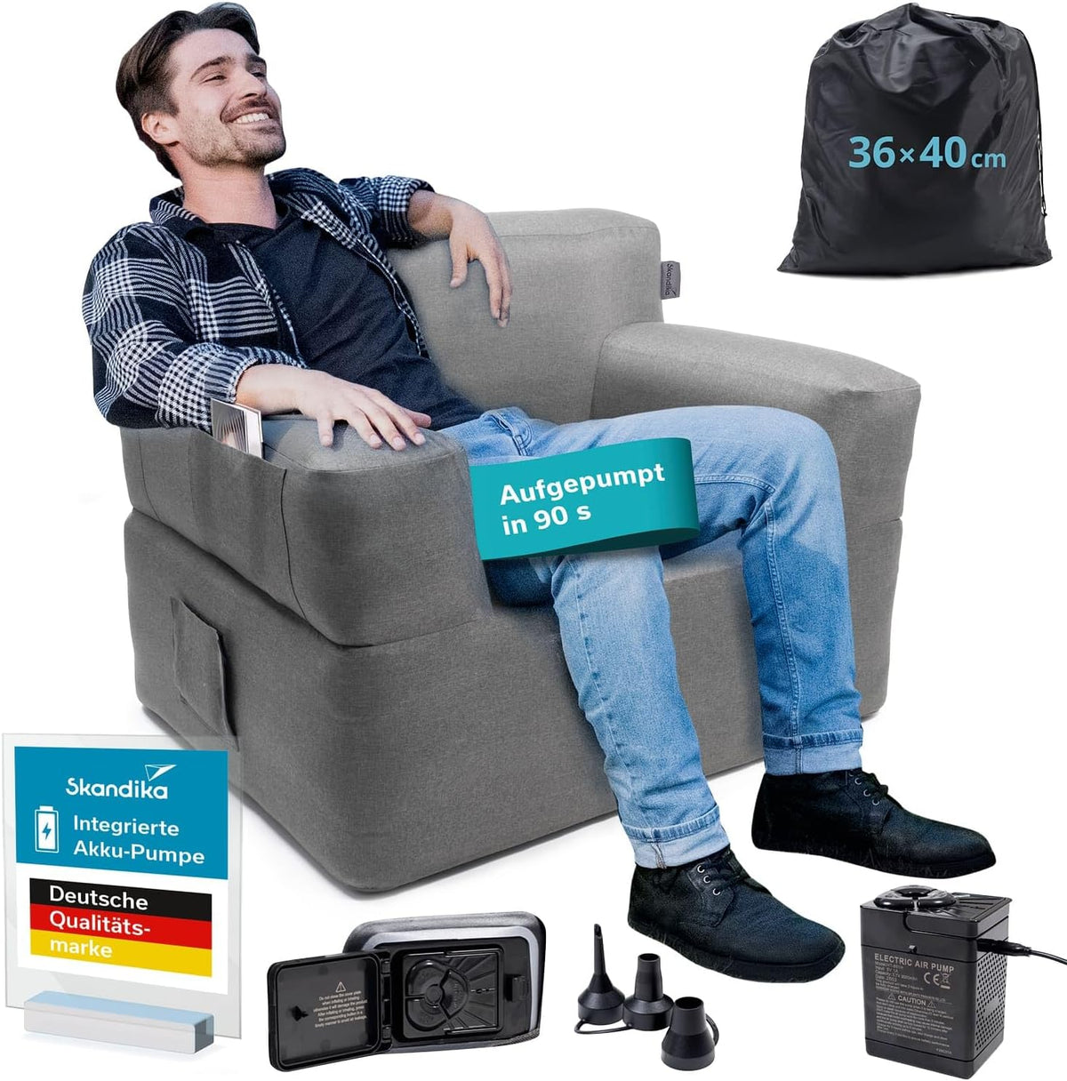 Skandika Luftsofa Easy Air Premium Single