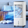 Tragbare Klimaanlage 3-in-1 Verdunstungskühler mit Fernbedienung, 9L Tank, 15H Timer für Smart Auto-Off, Oszillation für Schlafzimmer, 4 Kühlakkus